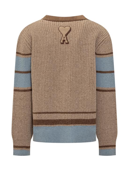 25FW 아미 스웨터 H25HKC358KN0111 280H25 CAMEL - AMI