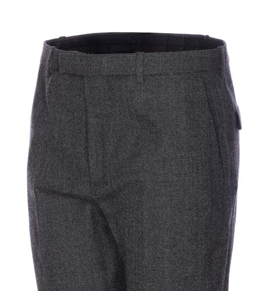 25FW 구찌 울 물리네 팬츠 850333 Z7AXC1016 Grey - GUCCI