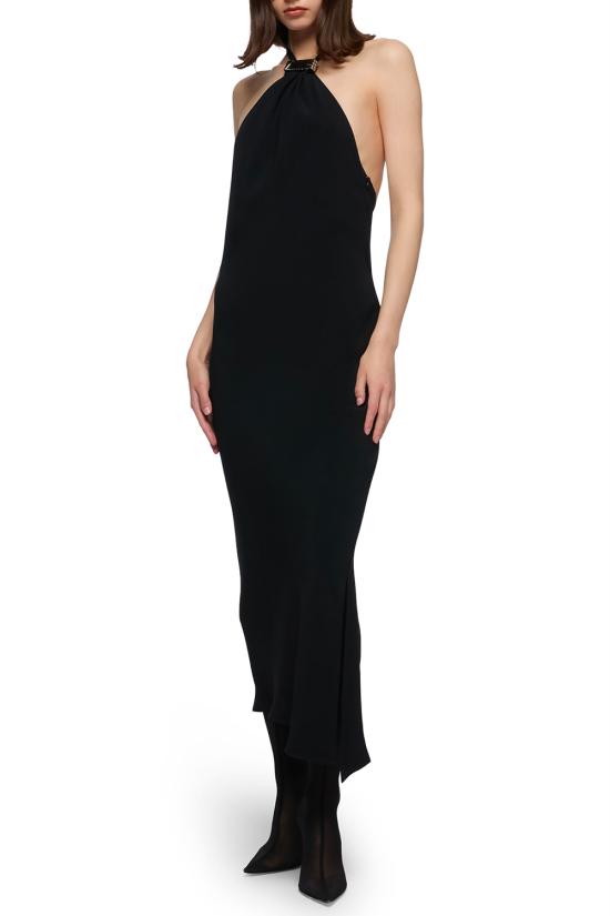 25FW 디 아티코 미디 원피스 251WCW00247ACC001AA 100 Black - THE ATTICO