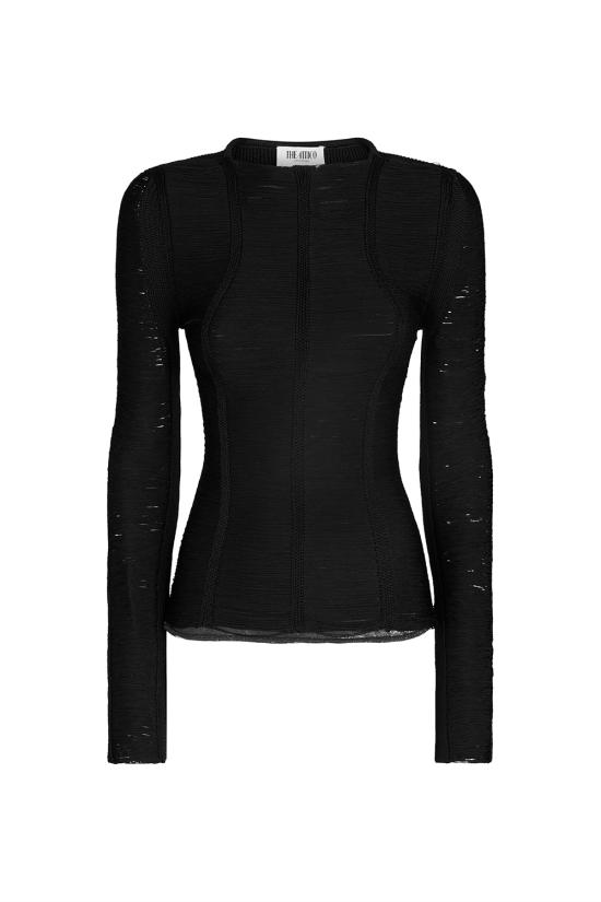 25FW 디 아티코 스웨터 251WCK00128KVV016AA 100 Black