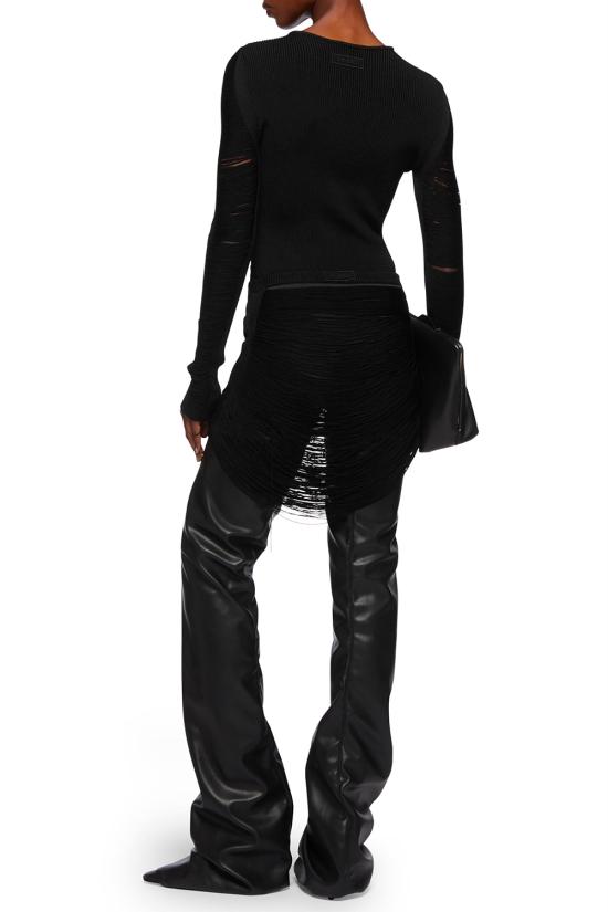 25FW 디 아티코 스웨터 251WCK00128KVV016AA 100 Black - THE ATTICO