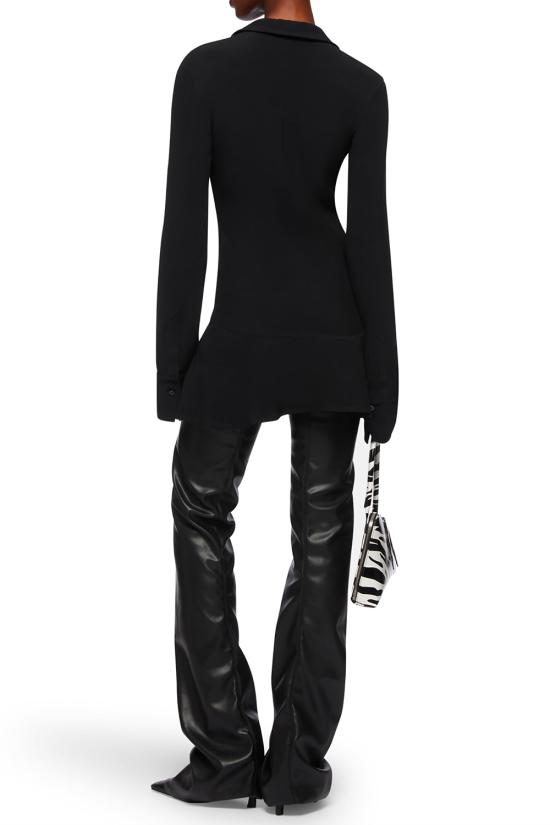 25FW 디 아티코 미디 원피스 251WCA00449ACC001AA 100 Black - THE ATTICO