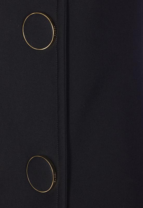 25FW 구찌 맥시 버튼 베스트 846442 ZAS461000 Black - GUCCI