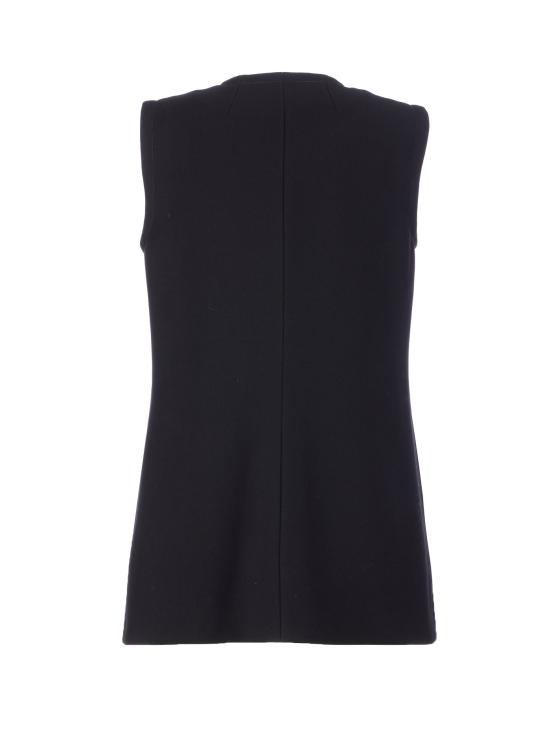 25FW 구찌 맥시 버튼 베스트 846442 ZAS461000 Black - GUCCI