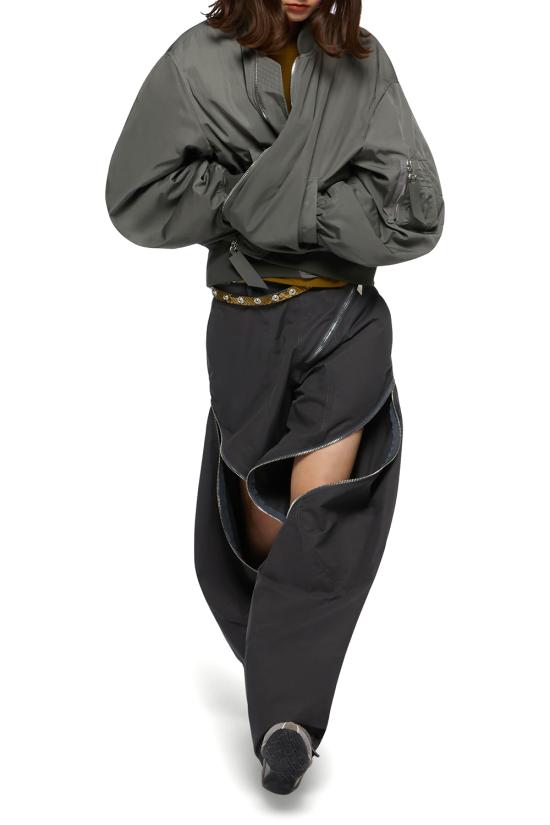 25FW 디 아티코 봄버 자켓 251WCB00070PLL001AA 084 Grey - THE ATTICO