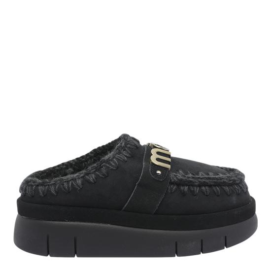 25FW 모우 뮬/슬리퍼 751001A BKBK Black
