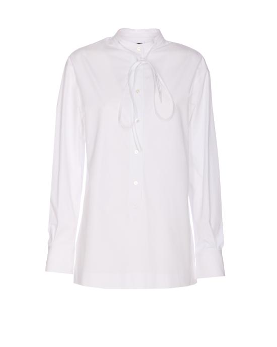 25FW 구찌 로고 자수 셔츠 836454 Z7ADR9000 White