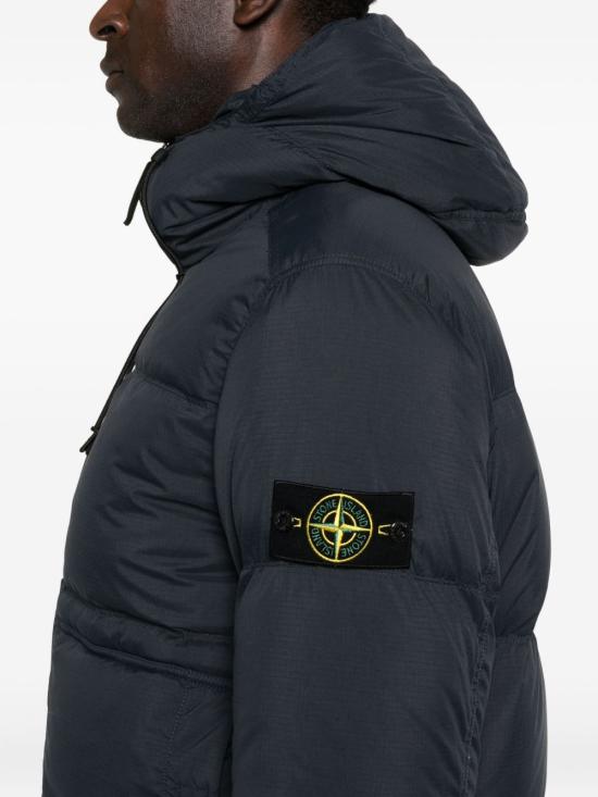 25FW 스톤 아일랜드 4100019 매트 립스탑 다운 파카 K2S154100019S0182 V0020 Blue - STONE ISLAND