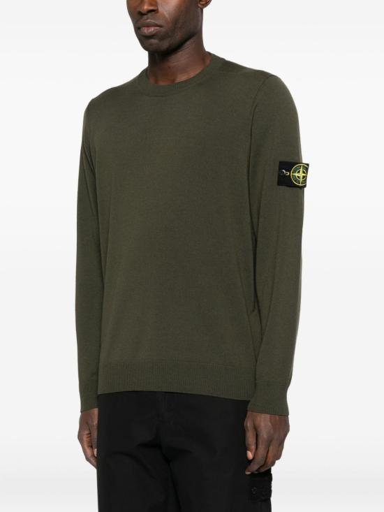 25FW 스톤 아일랜드 스웨터 K2S155100071S00C4 V0054 Green - STONE ISLAND