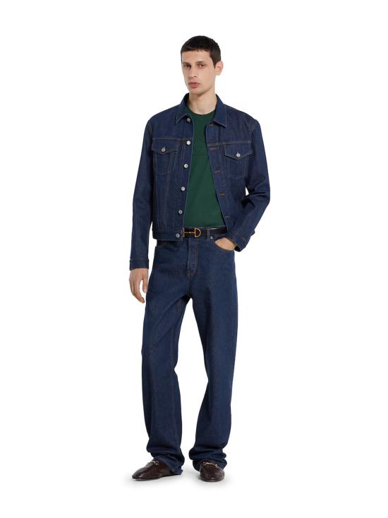 25FW 구찌 자수 코튼 저지 티셔츠 796395XJHKE 3348 Green - GUCCI