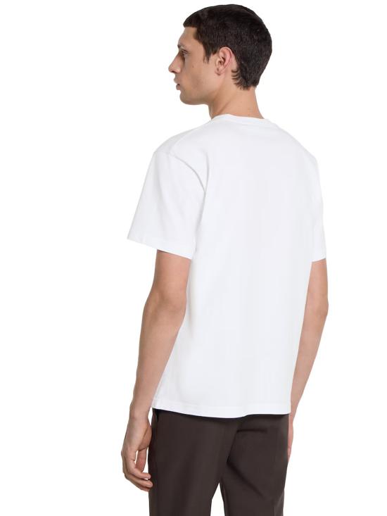 25FW 구찌 자수 코튼 저지 티셔츠 796395XJHKE 9692 White - GUCCI