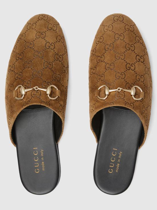 25FW 구찌 뮬/슬리퍼 850140AAFQV 2118 Brown - GUCCI