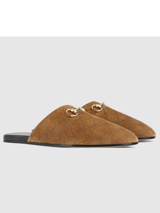25FW 구찌 뮬/슬리퍼 850140AAFQV 2118 Brown - GUCCI