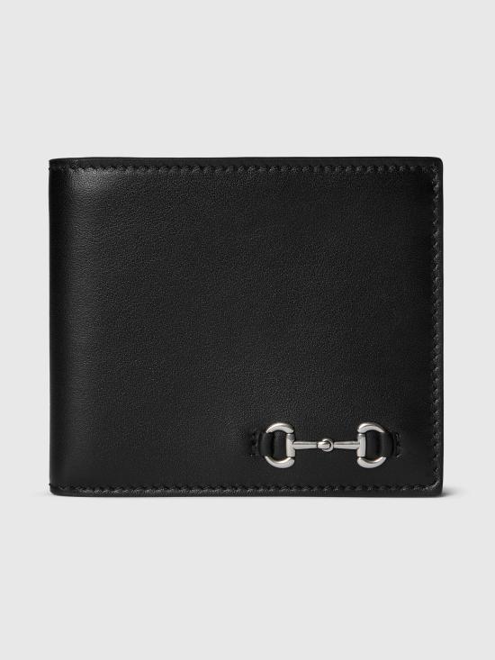 25FW 구찌 홀스빗 바이폴드 웰렛 846950AAFP1 1000 Black - GUCCI