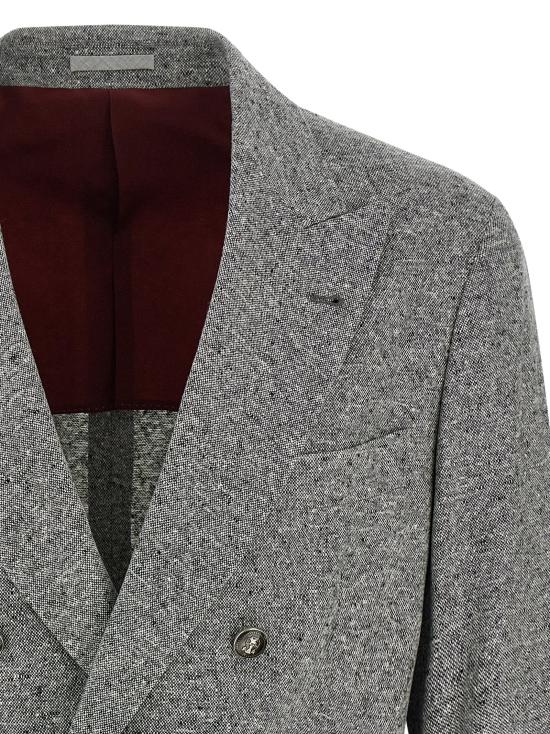 25FW 브루넬로 쿠치넬리 수트 자켓 MV4187BBD2C251 Gray - BRUNELLO CUCINELLI