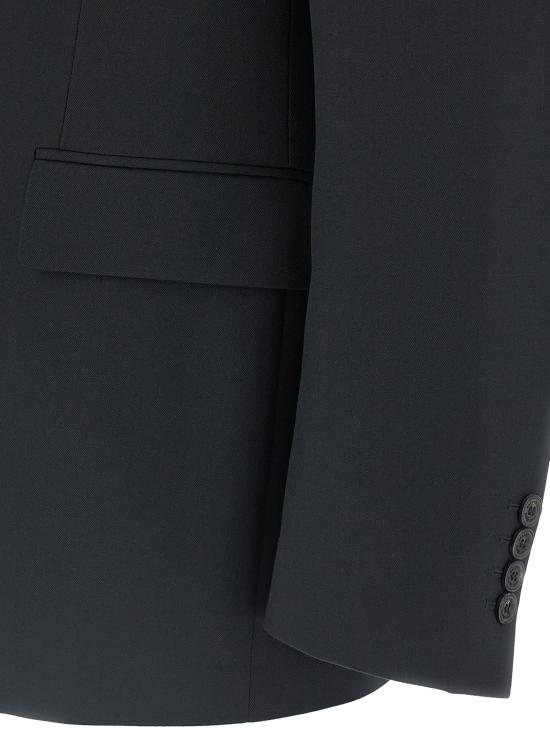 25FW 발렌시아가 스탠다드 테일러드 싱글 자켓 850759TPT071038 Black - BALENCIAGA