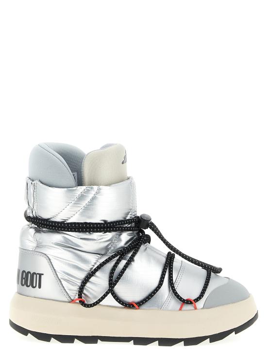 25FW 아디다스 오리지널스 X 문 부츠 레이스업 앵클 부츠  JQ7849CBLACKLUCRED Silver