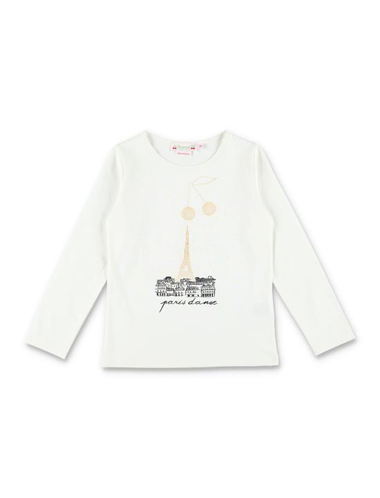 25FW [키즈] 봉쁘앙 티셔츠 W05GTSK00026 102 Bianco