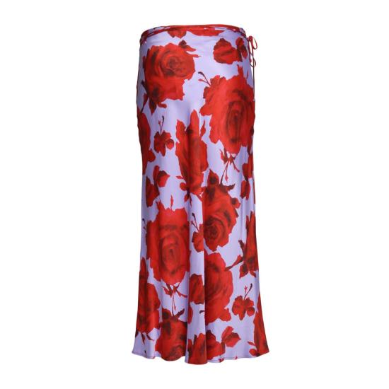 25FW 엠에스지엠 미디 스커트 3942MDD20257853 70 Lilla rosso - MSGM