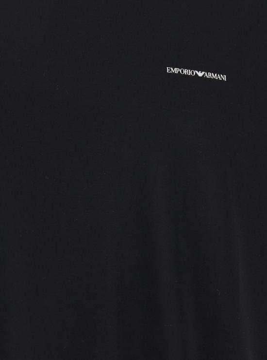 26SS 엠포리오 아르마니 반팔 티셔츠 8N1TD81JUVZ0999 Black - EMPORIO ARMANI
