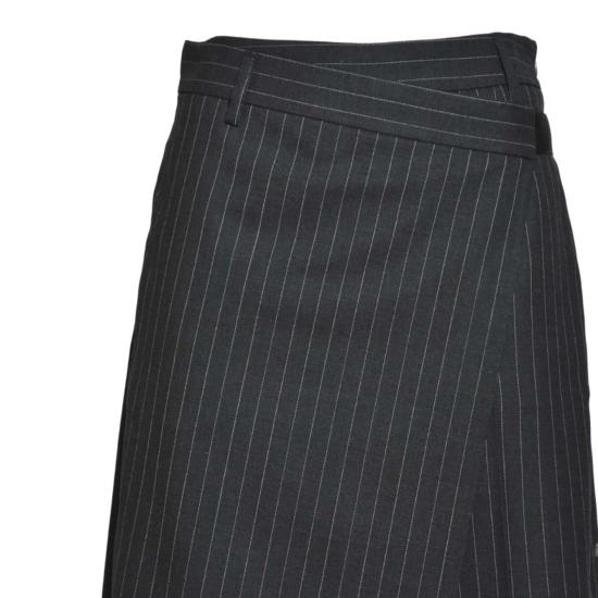 25FW 트루 로얄 미디 스커트 G62TRF45 F45003 Grey - TRUE ROYAL