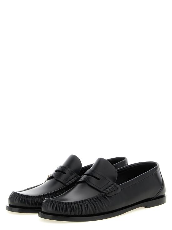 26FW 생로랑 모노그램 레더로퍼 820648AAELH1000 Black - SAINT LAURENT