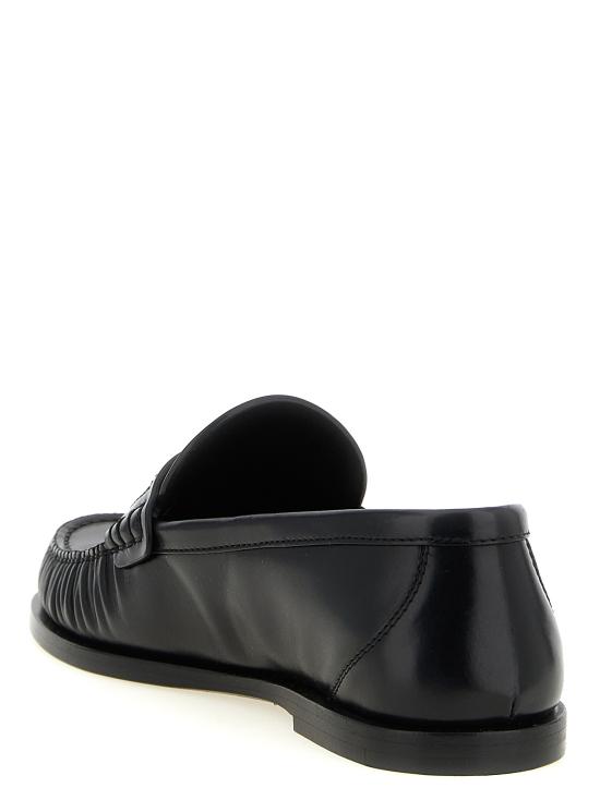 26FW 생로랑 모노그램 레더로퍼 820648AAELH1000 Black - SAINT LAURENT