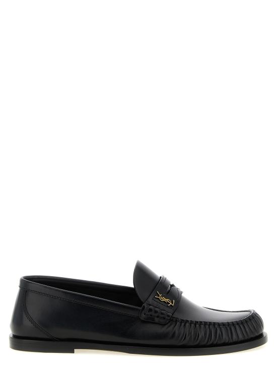 26FW 생로랑 모노그램 레더로퍼 820648AAELH1000 Black