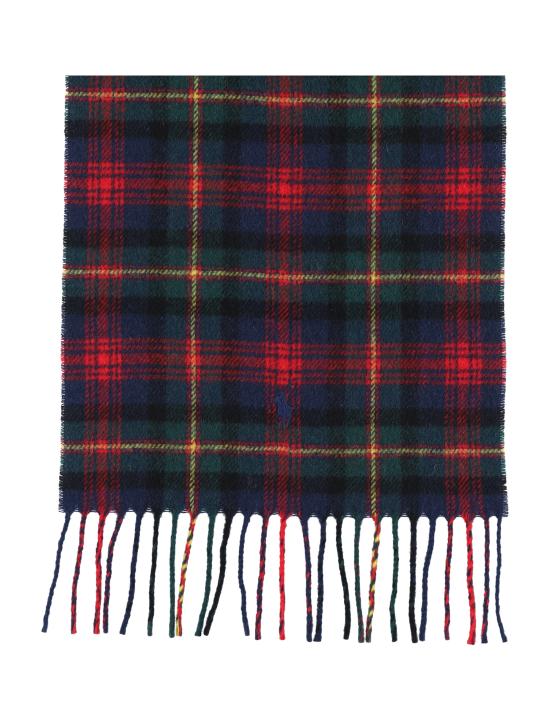26FW 폴로 랄프로렌 클래식 플래드 스카프 449959354 014 RED MULTI - POLO RALPH LAUREN