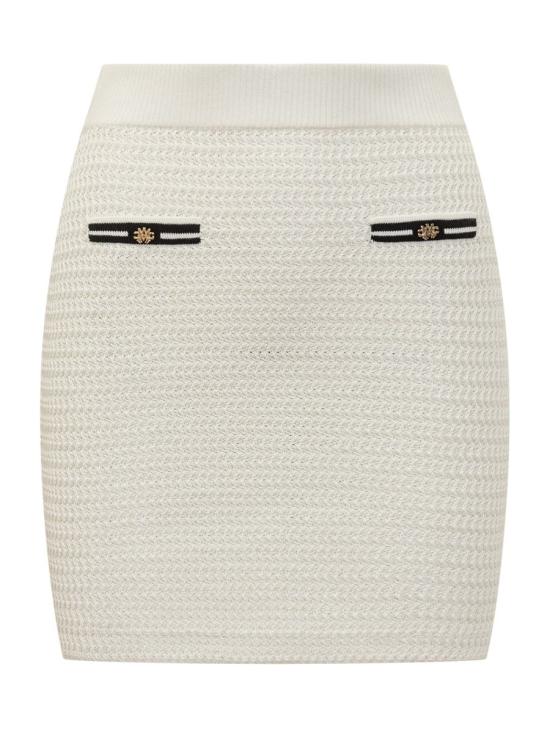 25FW 아미리 숏 스커트 AWKNKR1018 IVORY WHITE