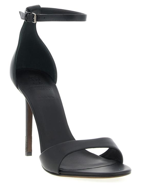 25FW 브루넬로 쿠치넬리 샌들 MZSKC2829C101 Black - BRUNELLO CUCINELLI