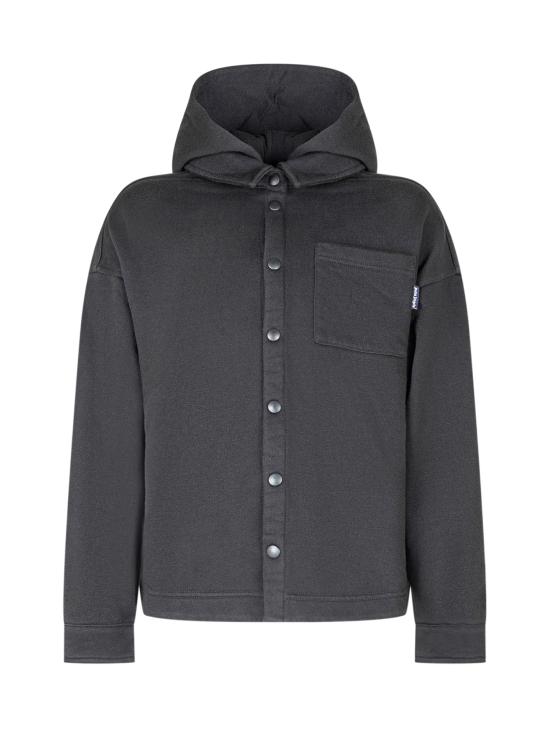 25FW [키즈] 팜앤젤스 니트/스웻셔츠 PBES002F25FLE001 1040 BLACK LIGHT BLUE