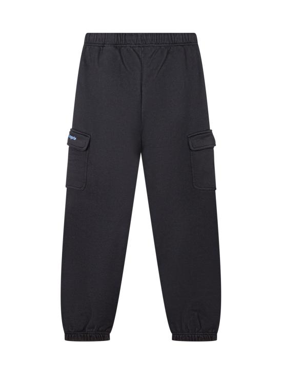 25FW [키즈] 팜앤젤스 팬츠 PBCH016F25FLE001 1040 BLACK LIGHT BLUE - PALM ANGELS