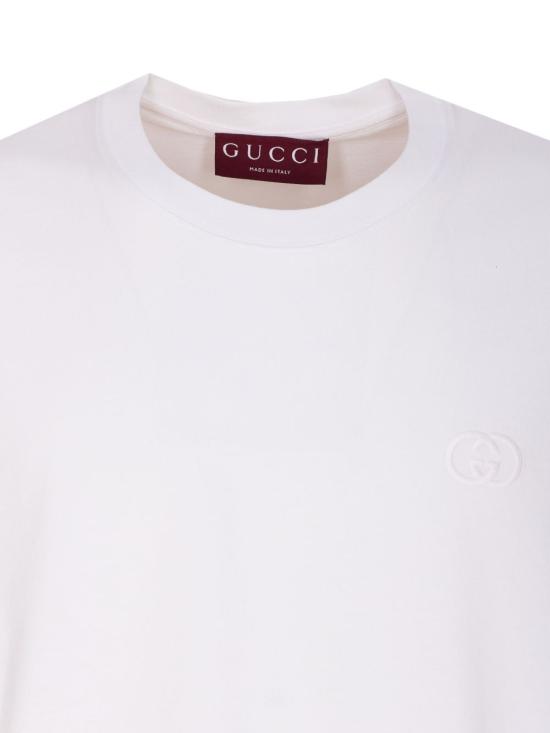 25FW 구찌 자수 코튼 저지 티셔츠 796395 XJHKE9692 - GUCCI