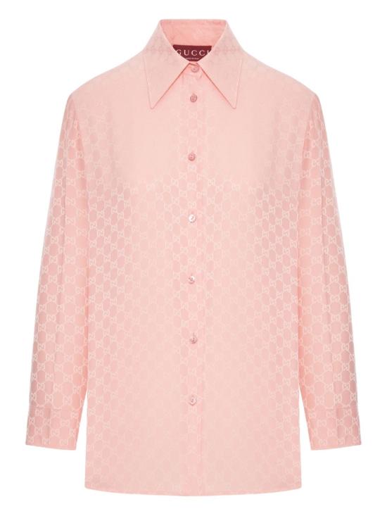 25FW 구찌 GG 자카드 실크 셔츠 849973 Z7AZH5136