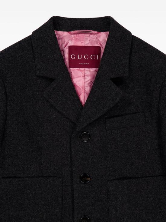 25FW 구찌 클래식 라펠 울 재킷 836720 Z7AXH1168 - GUCCI