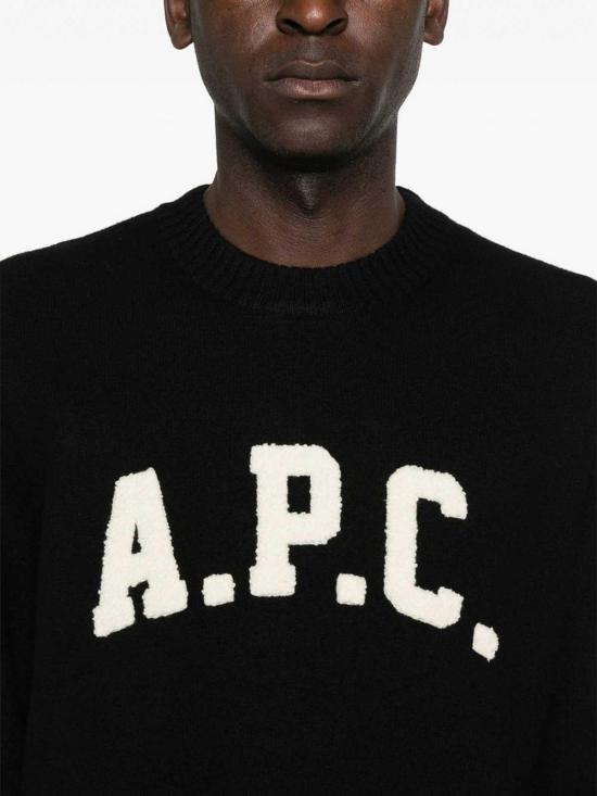 26FW 아페쎄 스웨터 WVBDKH23458LZZ Black - A.P.C.