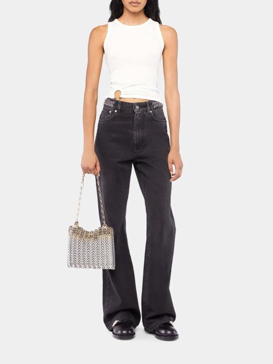 25FW 파코라반 민소매 티셔츠 4FJTE165CO0530P100 White - PACO RABANNE