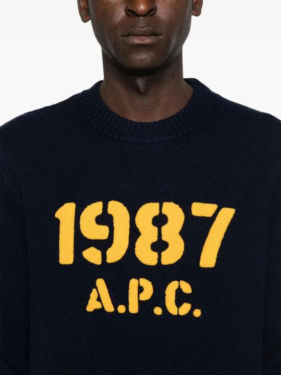  아페쎄 스웨터 WVBDKH23444IAK Blue - A.P.C.