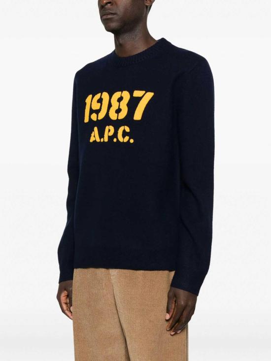  아페쎄 스웨터 WVBDKH23444IAK Blue - A.P.C.