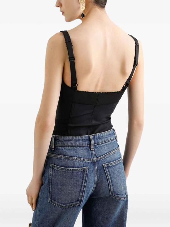  돌체앤가바나 민소매 티셔츠 F7525TGDCMXN0000 Black - DOLCE & GABBANA