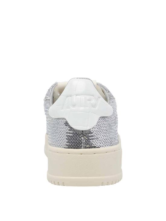 26SS 오트리 달라스 로우 고트스킨 스니커즈 ADLWTI05 Silver - AUTRY
