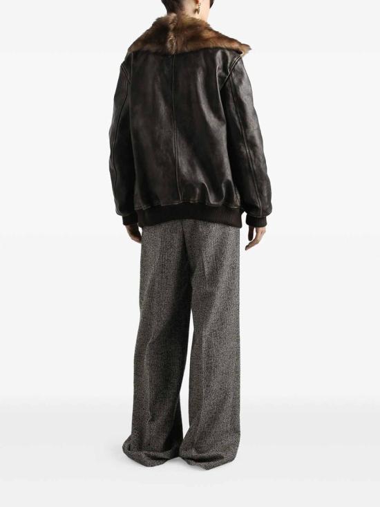  돌체앤가바나 가죽 자켓 F9S70LHULXWM0674 Brown - DOLCE & GABBANA