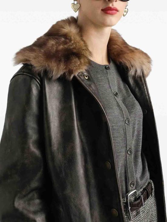  돌체앤가바나 가죽 자켓 F9S70LHULXWM0674 Brown - DOLCE & GABBANA