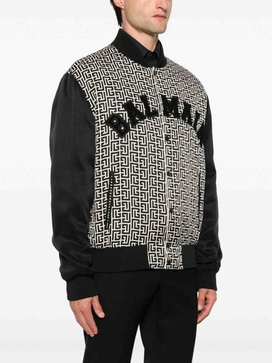  발망 봄버 자켓 FH1TFA40MH62EDK Black - BALMAIN