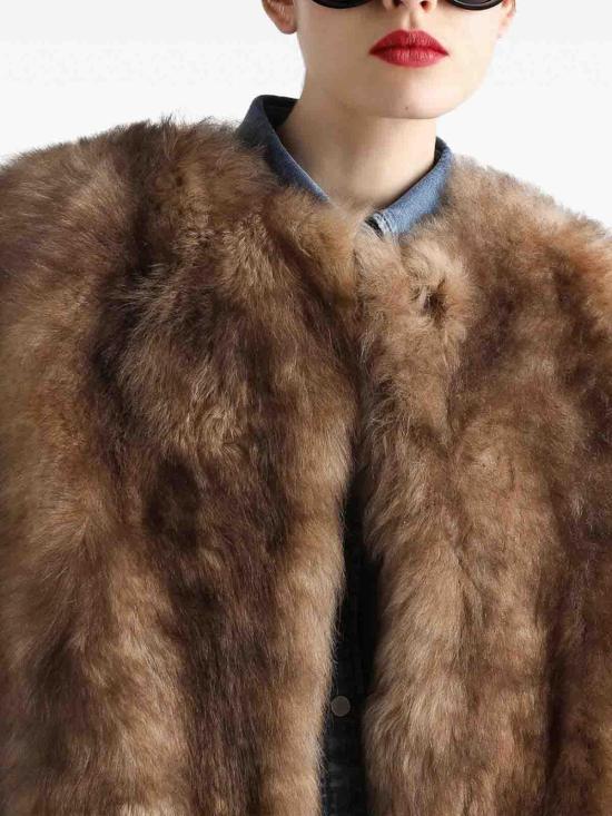 25FW 돌체앤가바나 무스탕 F0W6LFFUP98S9002 Brown - DOLCE & GABBANA