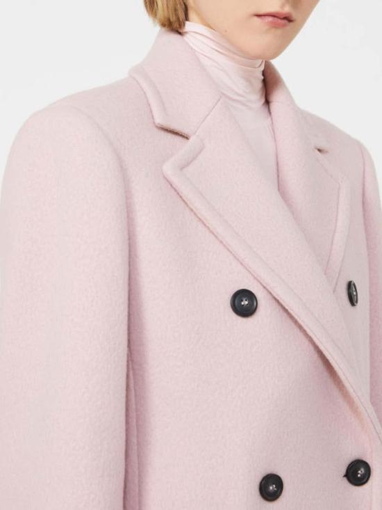  스포트막스 COMUNE 코무네 버진울 코트 2522016032600003AI003 Pink - SPORTMAX