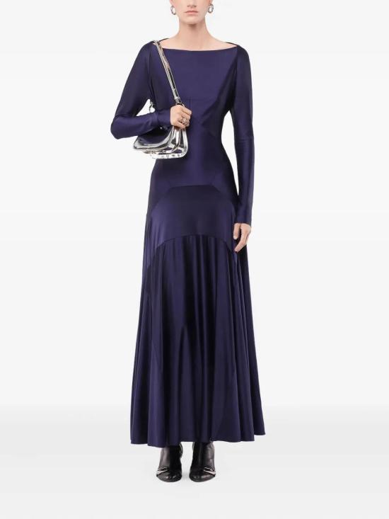 25FW 파코라반 롱 원피스 5HJRO200VI0267P481 Dark Blue - PACO RABANNE