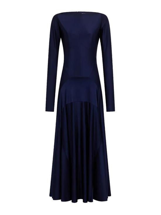 25FW 파코라반 롱 원피스 5HJRO200VI0267P481 Dark Blue