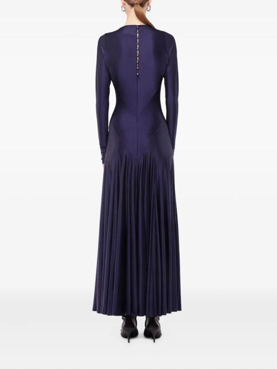 25FW 파코라반 롱 원피스 5HJRO200VI0267P481 Dark Blue - PACO RABANNE